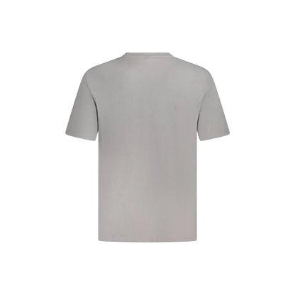 Fila T-Shirt Maniche Corte Uomo Grigia Stampa Logo grigio - vista 2