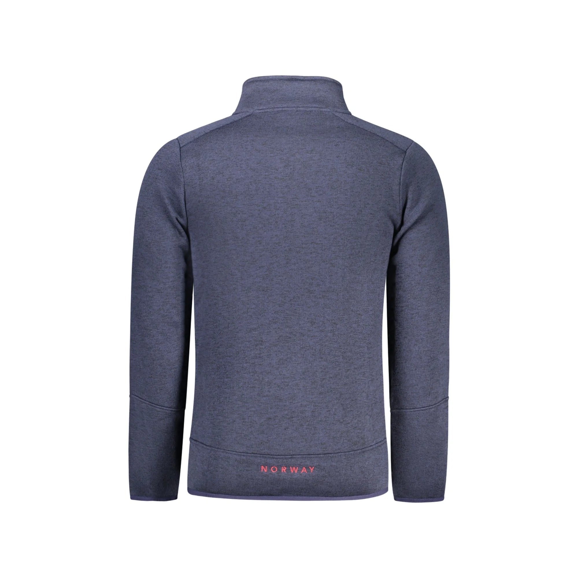 NORWAY 1963 FELPA CON ZIP UOMO BLU