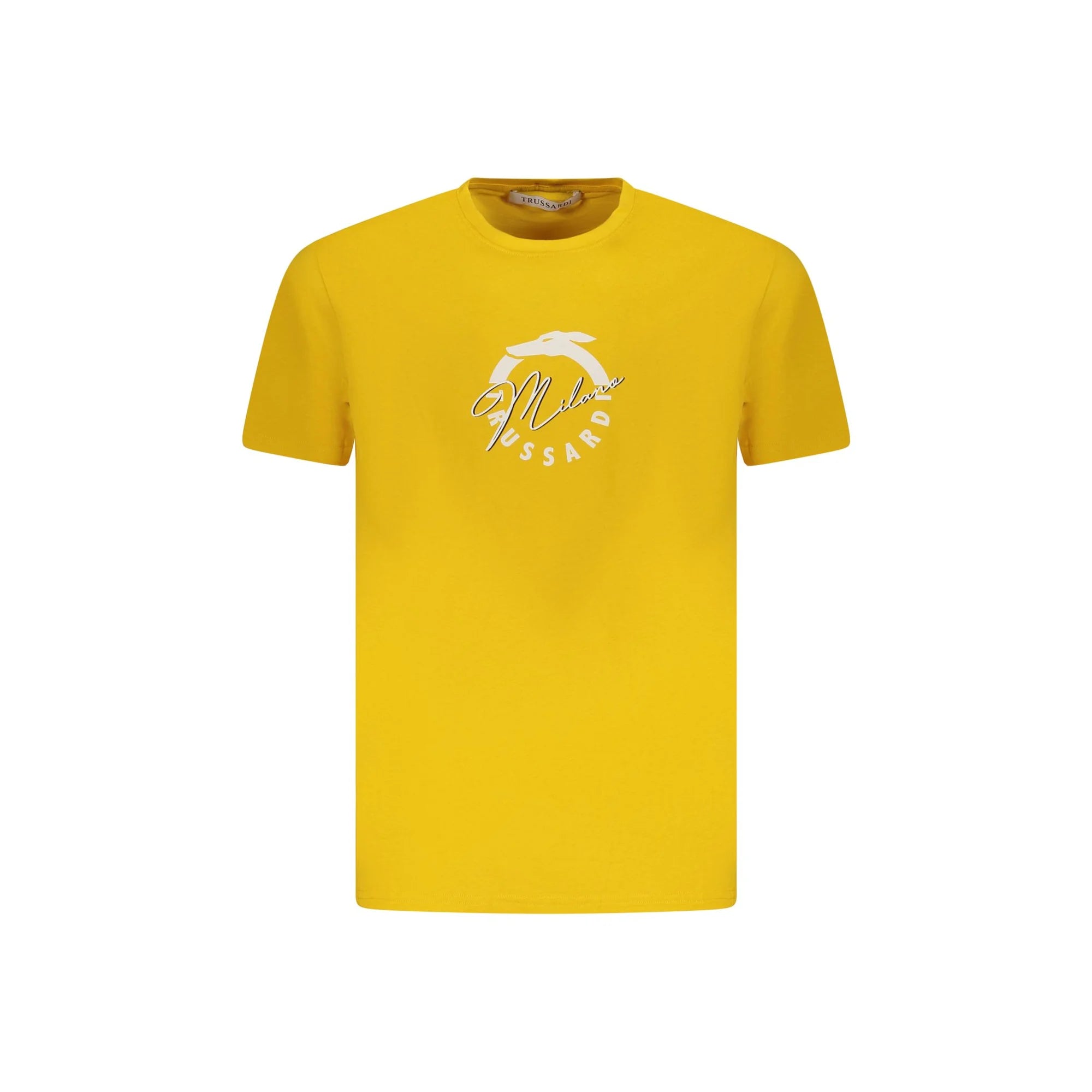 TRUSSARDI T-SHIRT MANICHE CORTE UOMO GIALLO