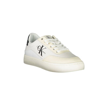 Calvin Klein Sneakers Donna Bianche con Dettagli a Contrasto bianco - vista 2