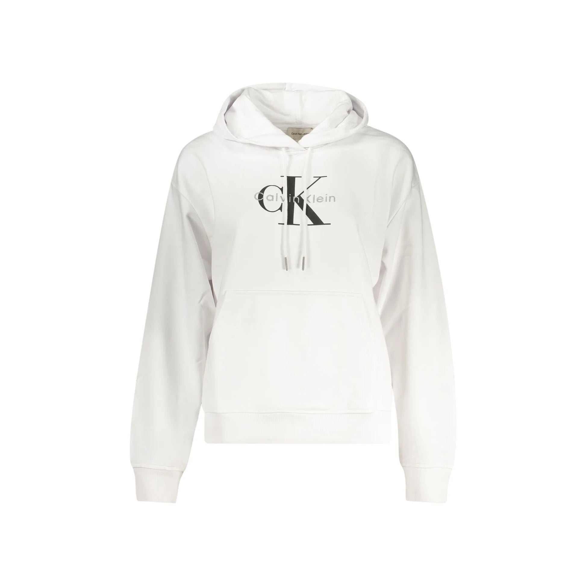Calvin Klein Felpa Maniche Lunghe Donna Bianca Stampa Felpe Bianco - foto prodotto