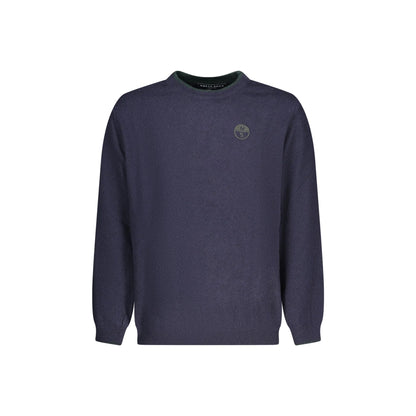 North Sails Maglione Bambino Blu Girocollo Maniche Lunghe Logo Maglie unisex - foto prodotto