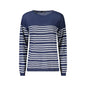 North Sails Maglia Donna Blu Righe Maniche Lunghe Logo Maglie - foto prodotto