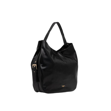TWINSET Borsa Donna a Spalla Nera Hobo con Dettagli a Contrasto Borse nero - vista 2
