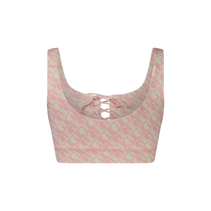 Guess Jeans Camicia Donna Rosa Dettagli a Contrasto Camicie - vista 2
