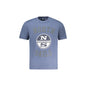 North Sails T-Shirt Maniche Corte Uomo Blu Stampa Logo - foto prodotto