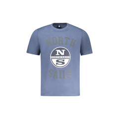North Sails T-Shirt Maniche Corte Uomo Blu Stampa Logo