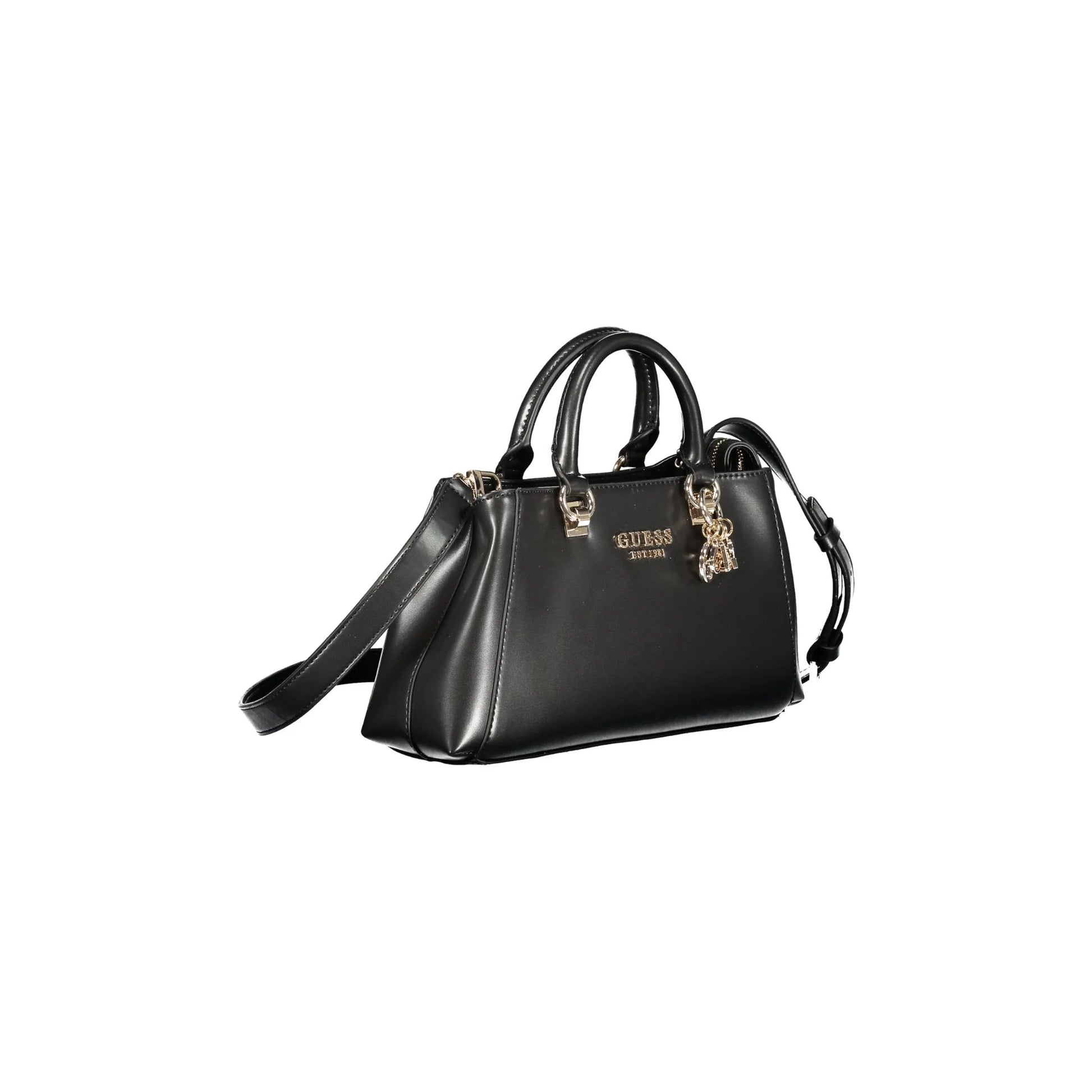 Guess Jeans Borsa a Tracolla Donna Nera Logo Borse nero - vista 3