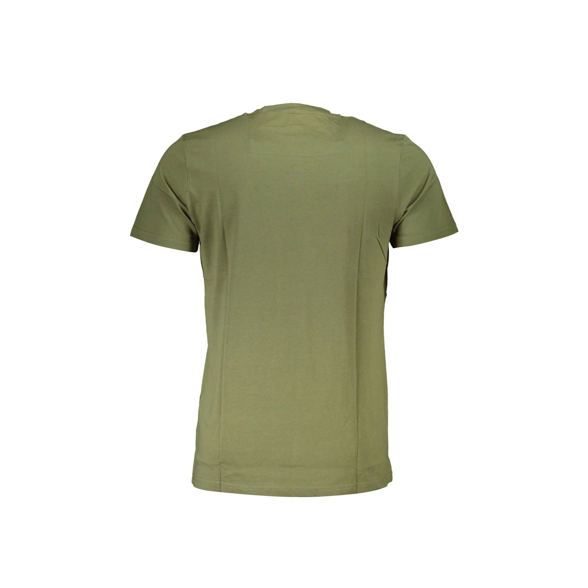 Cavalli Class T-Shirt Maniche Corte Uomo Verde Stampa Logo - vista 2