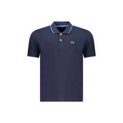 La Martina Polo Maniche Corte Uomo Blu Ricamo