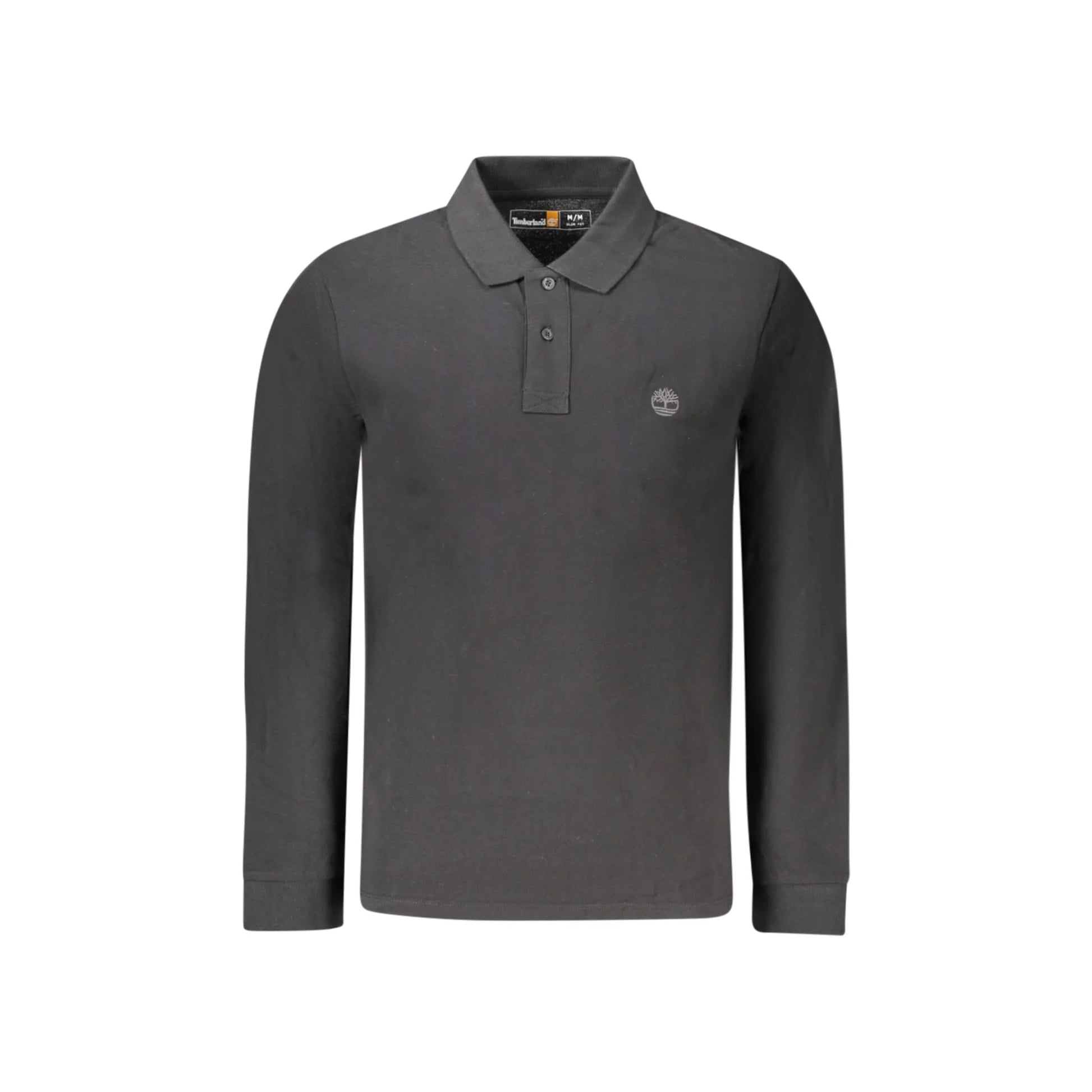 Timberland Polo Maniche Lunghe Uomo Nera Ricamo Nero - foto prodotto