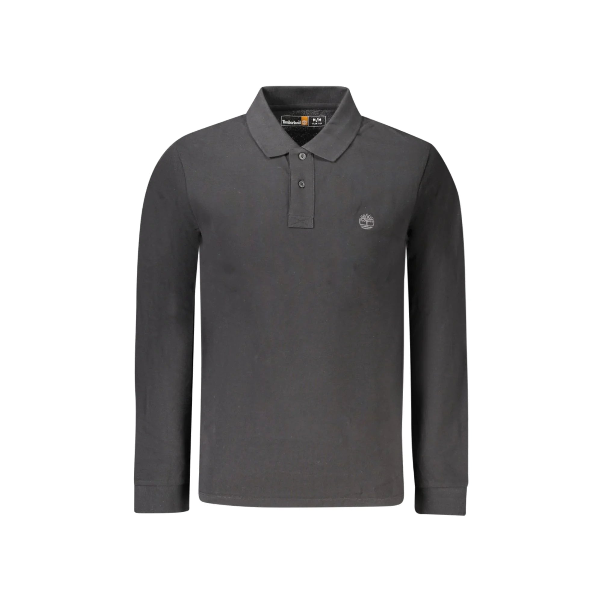 Timberland Polo Maniche Lunghe Uomo Nera Ricamo Nero - foto prodotto