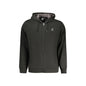 U.S. Grand Felpa Uomo Nera Zip Cappuccio Felpata Logo Felpe Nero - foto prodotto