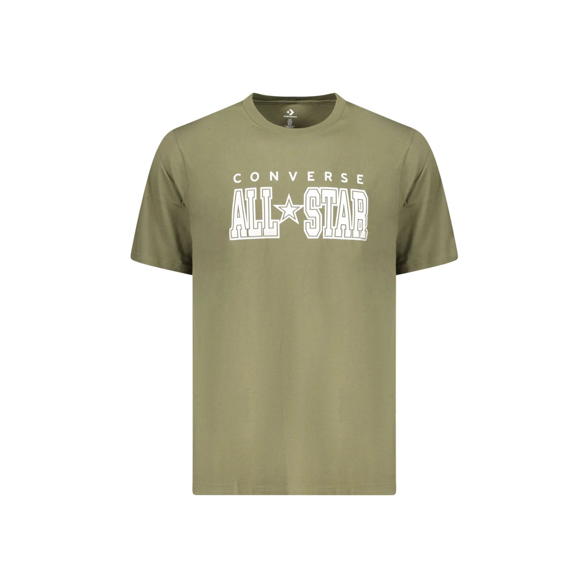 CONVERSE T-SHIRT MANICHE CORTE UOMO VERDE