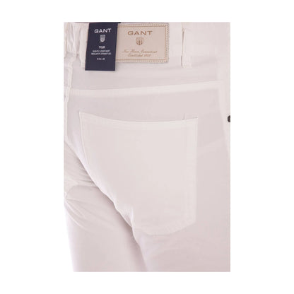 GANT PANTALONE UOMO BIANCO
