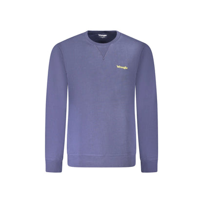 Wrangler Felpa Maniche Lunghe Uomo Blu Stampa Logo Felpe - foto prodotto