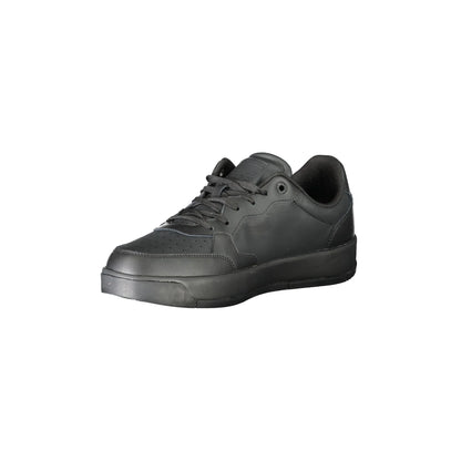 TOMMY HILFIGER Scarpe Sneakers Uomo Nere con Stampa e Logo nero - vista 3