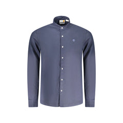Timberland Camicia Maniche Lunghe Uomo Blu Ricamo