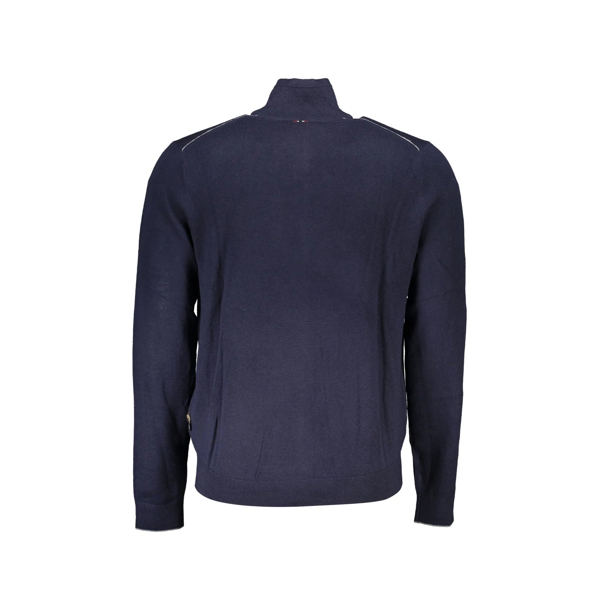 Napapijri Cardigan Uomo Blu con Zip Maniche Lunghe Maglie - vista 2