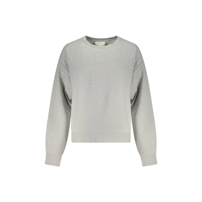 Calvin Klein Felpa Maniche Lunghe Donna Grigia Ricamo Felpe Grigio - foto prodotto