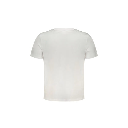 Fila T-Shirt Maniche Corte Uomo Bianca Stampa Logo bianco - vista 2