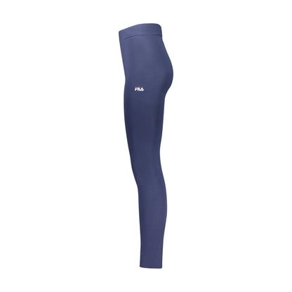 Fila Pantaloni Leggins Donna Blu Ricamo - vista 3