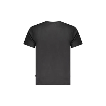 Fila T-Shirt Maniche Corte Uomo Nera Ricamo nero - vista 2