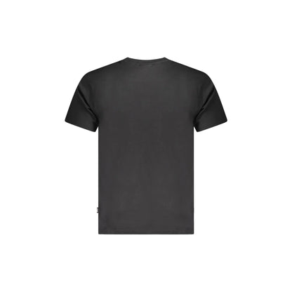 Fila T-Shirt Maniche Corte Uomo Nera Ricamo nero - vista 2