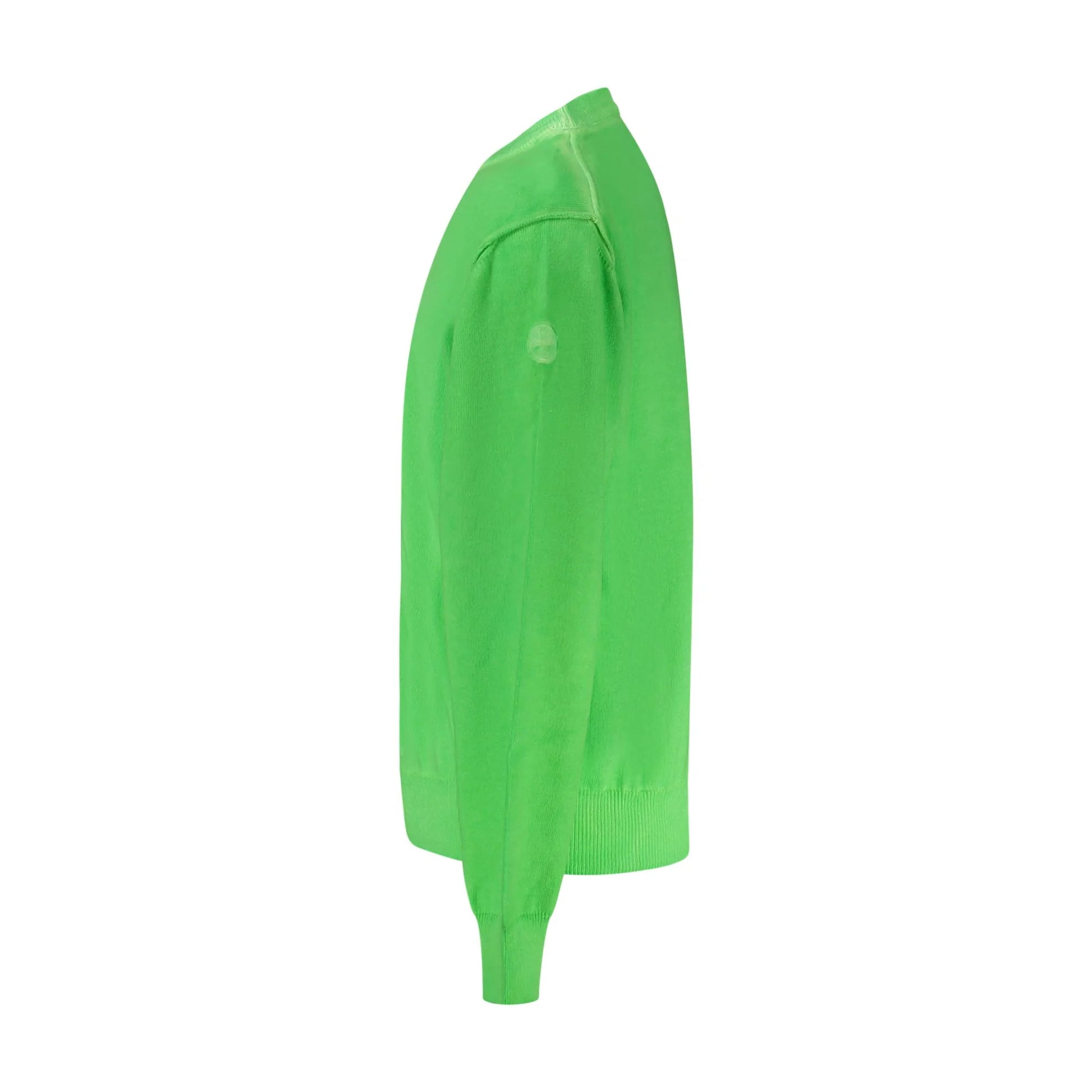 North Sails Maglia Bambino Verde Girocollo Maniche Lunghe Logo Maglie - vista 3