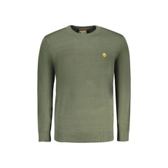 Timberland Maglia Uomo Verde Ricamo Logo
