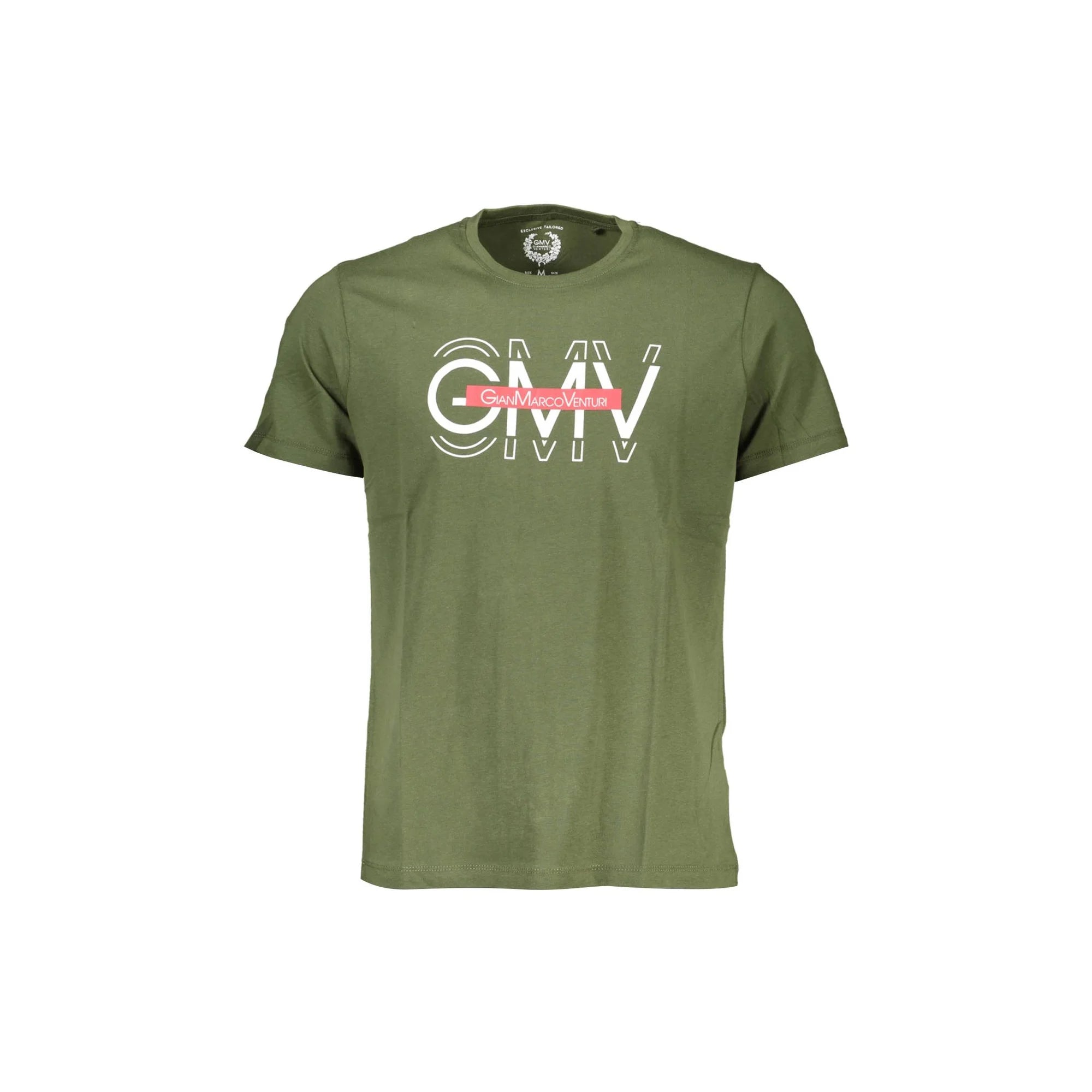 GIAN MARCO VENTURI T-SHIRT MANICHE CORTE UOMO VERDE