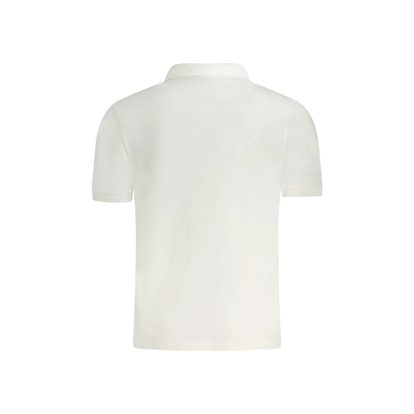 North Sails Polo Uomo Bianca Maniche Corte Cotone Stampa Logo bianco - vista 2