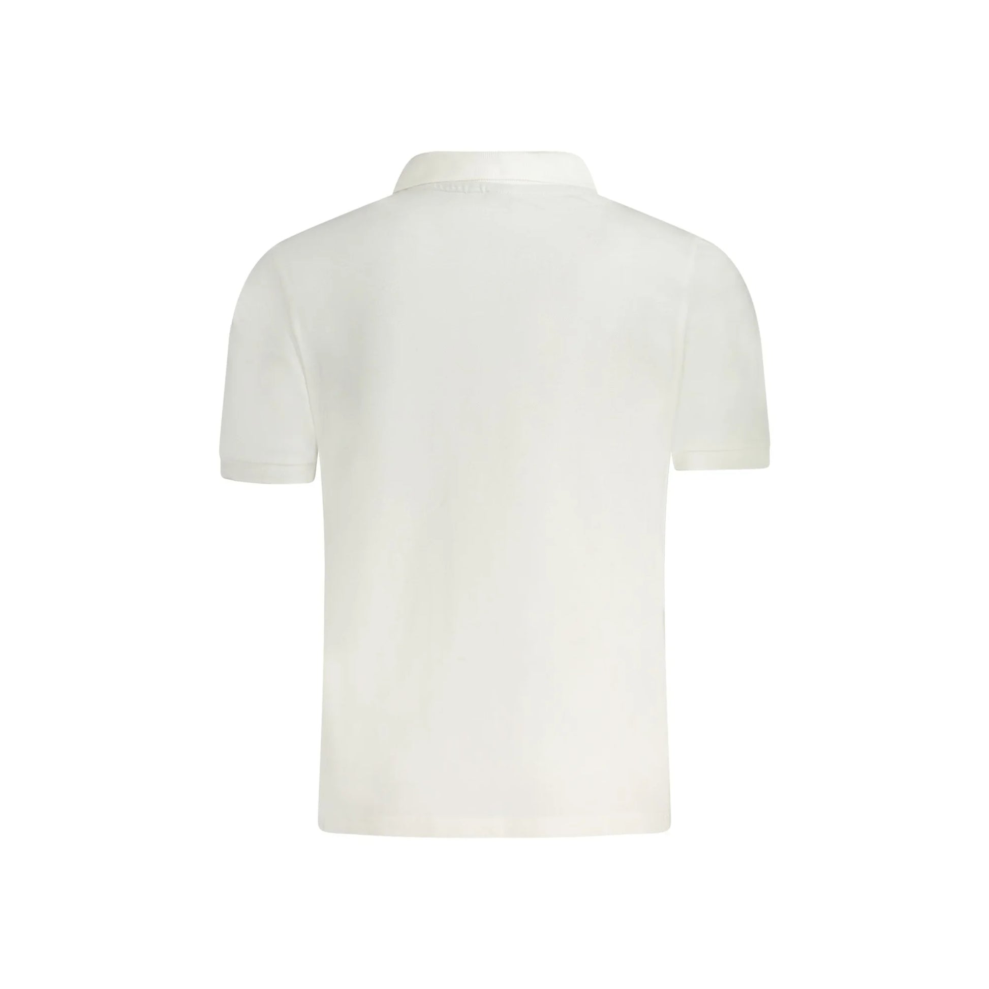 North Sails Polo Uomo Bianca Maniche Corte Cotone Stampa Logo bianco - vista 2