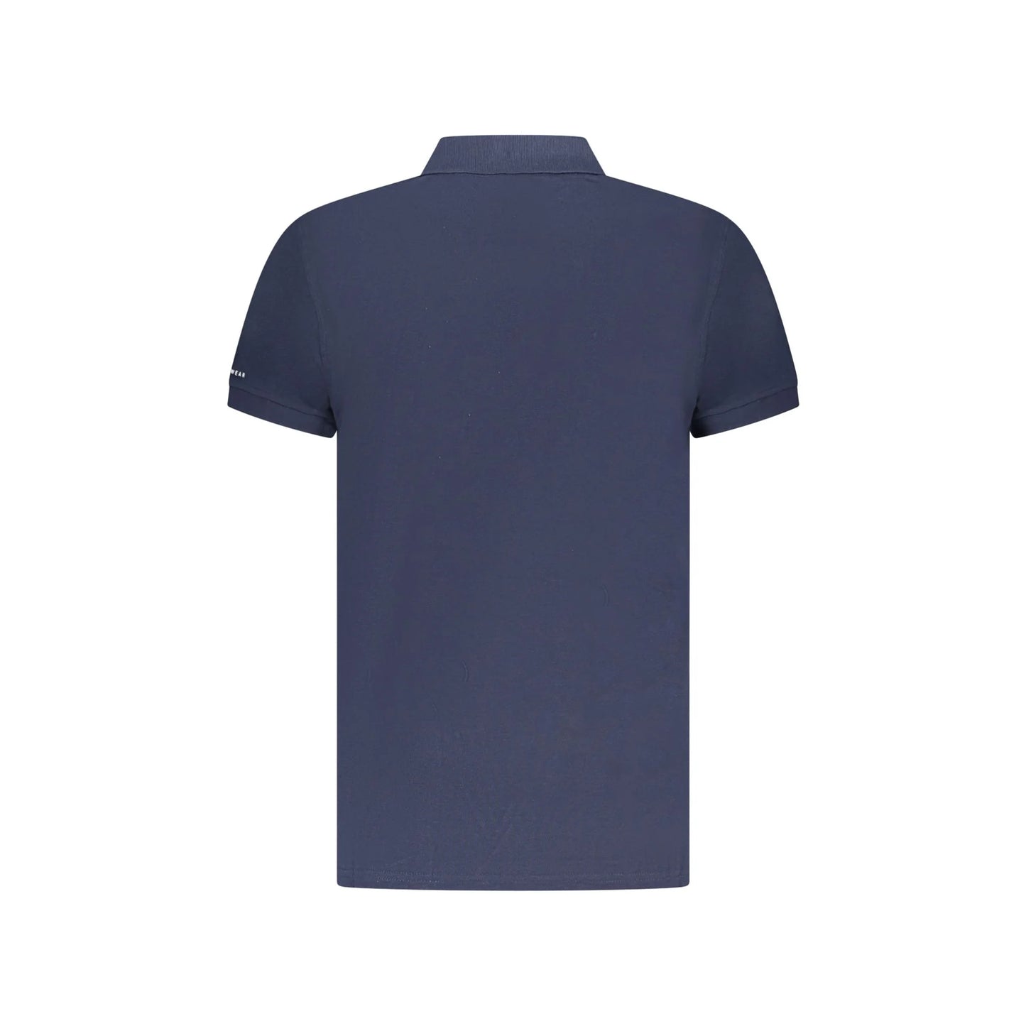 Trussardi Polo Maniche Corte Uomo Blu Stampa Logo - vista 2