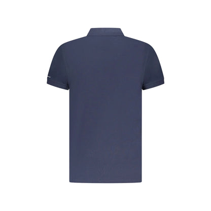 Trussardi Polo Maniche Corte Uomo Blu Stampa Logo - vista 2
