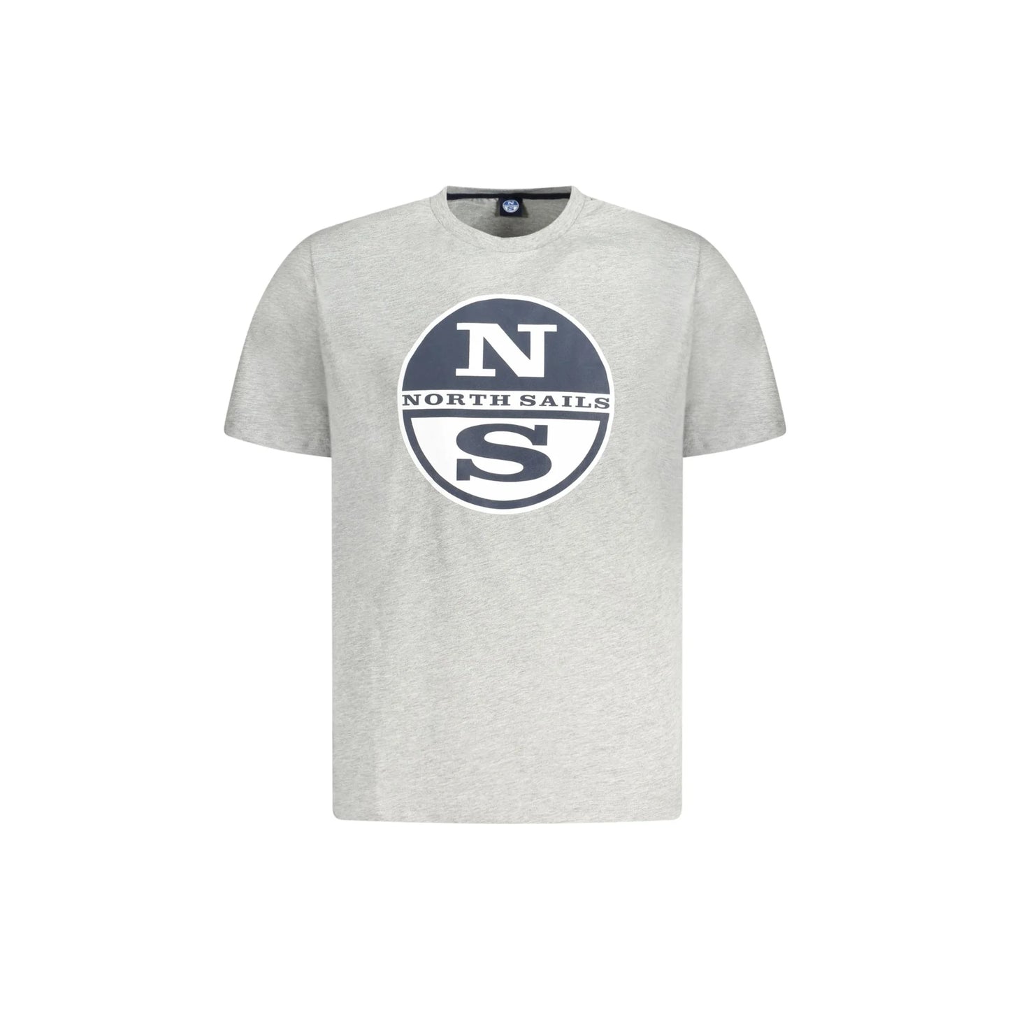 North Sails T-Shirt Maniche Corte Uomo Grigia Stampa Logo Grigio - foto prodotto