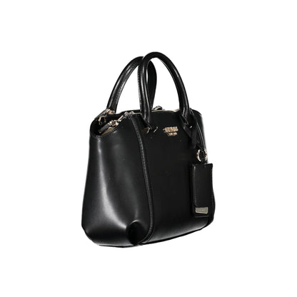 Guess Jeans Borsa a Tracolla Donna Nera Dettagli a Contrasto Borse nero - vista 3