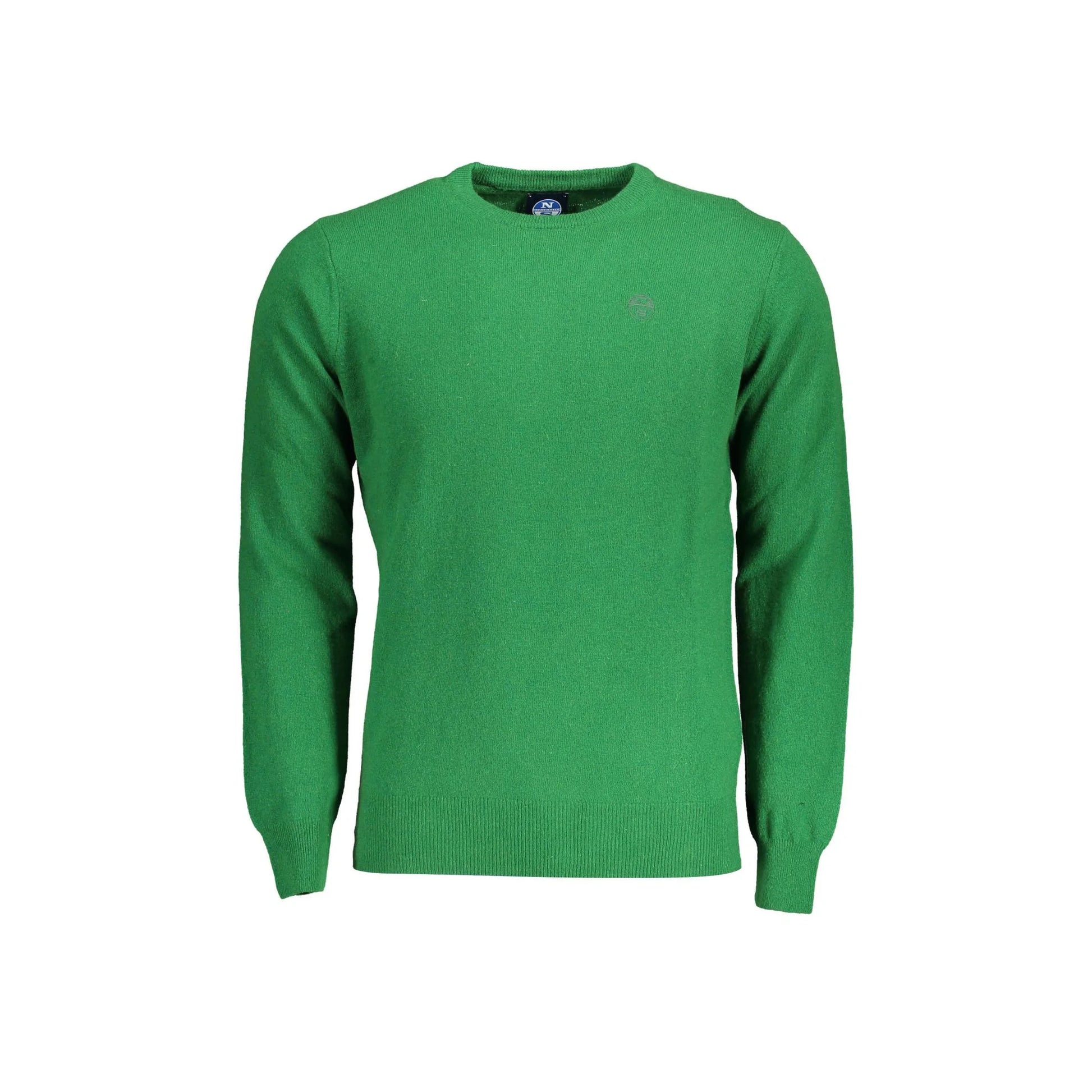 North Sails Maglia Uomo Verde Girocollo in Lana e Poliammide Maglie - foto prodotto