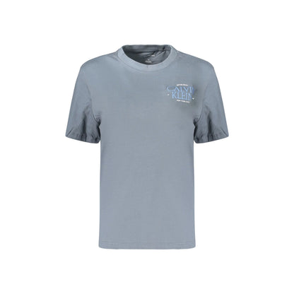 CALVIN KLEIN T-SHIRT MANICHE CORTE DONNA GRIGIO