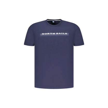 North Sails T-Shirt Maniche Corte Uomo Blu Stampa Logo - foto prodotto
