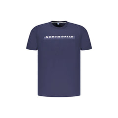 North Sails T-Shirt Maniche Corte Uomo Blu Stampa Logo