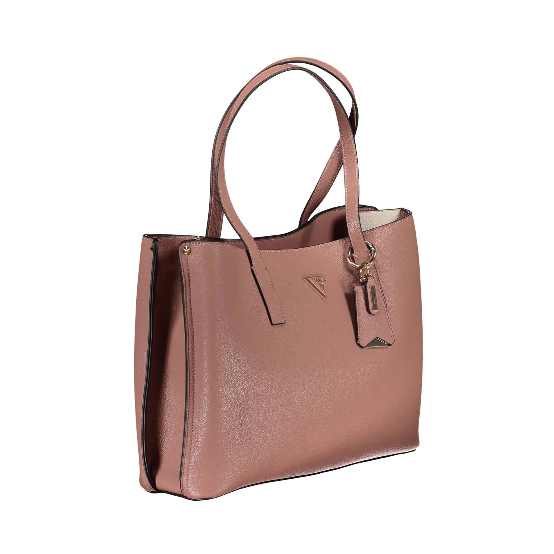 GUESS JEANS Borsa Donna Rosa Meridian a Spalla con Tasche Esterne e Zip Borse - vista 2