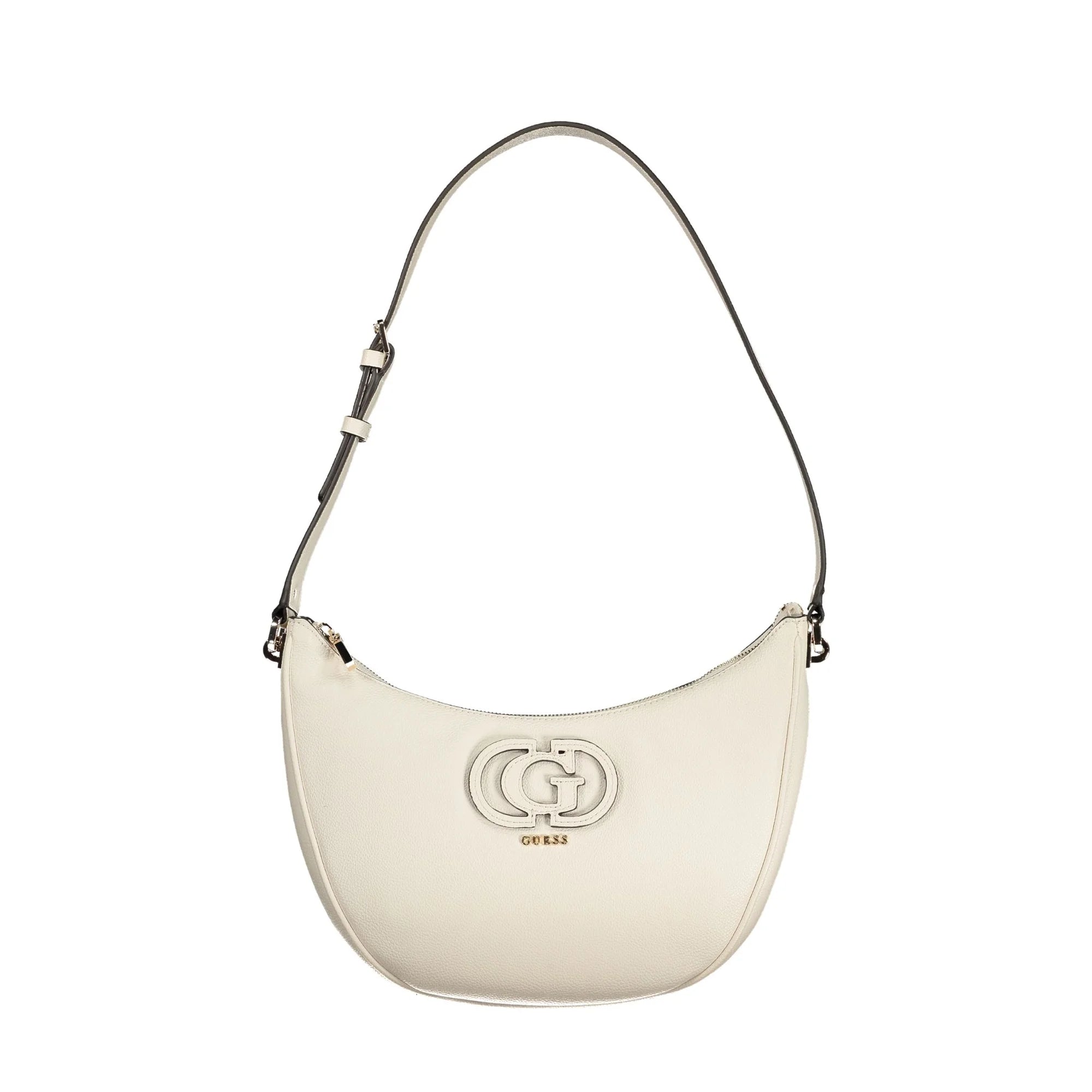 Guess Jeans Borsa a Tracolla Donna Bianca Chiusura con Zip Borse Bianco - foto prodotto