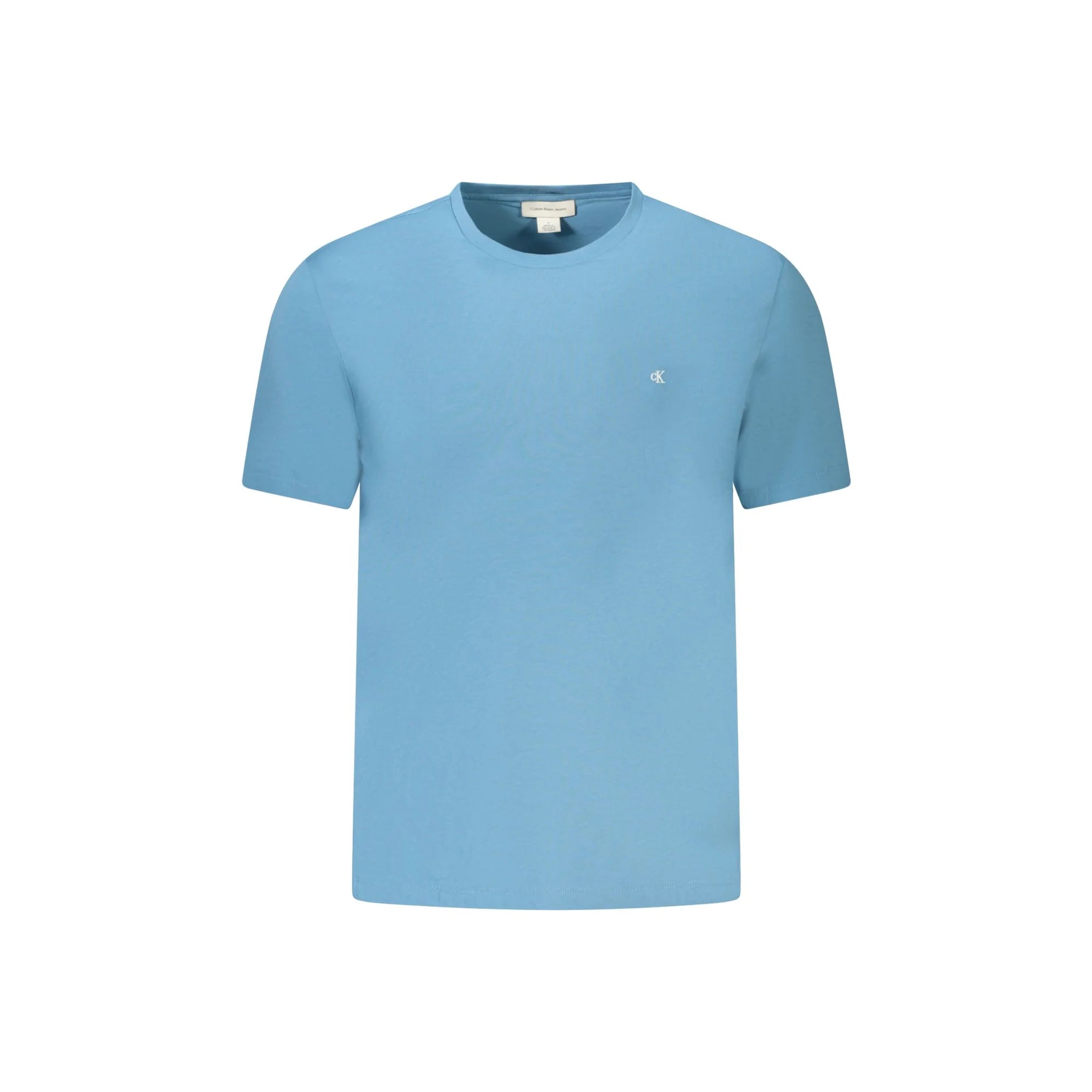 CALVIN KLEIN T-SHIRT MANICHE CORTE UOMO AZZURRO