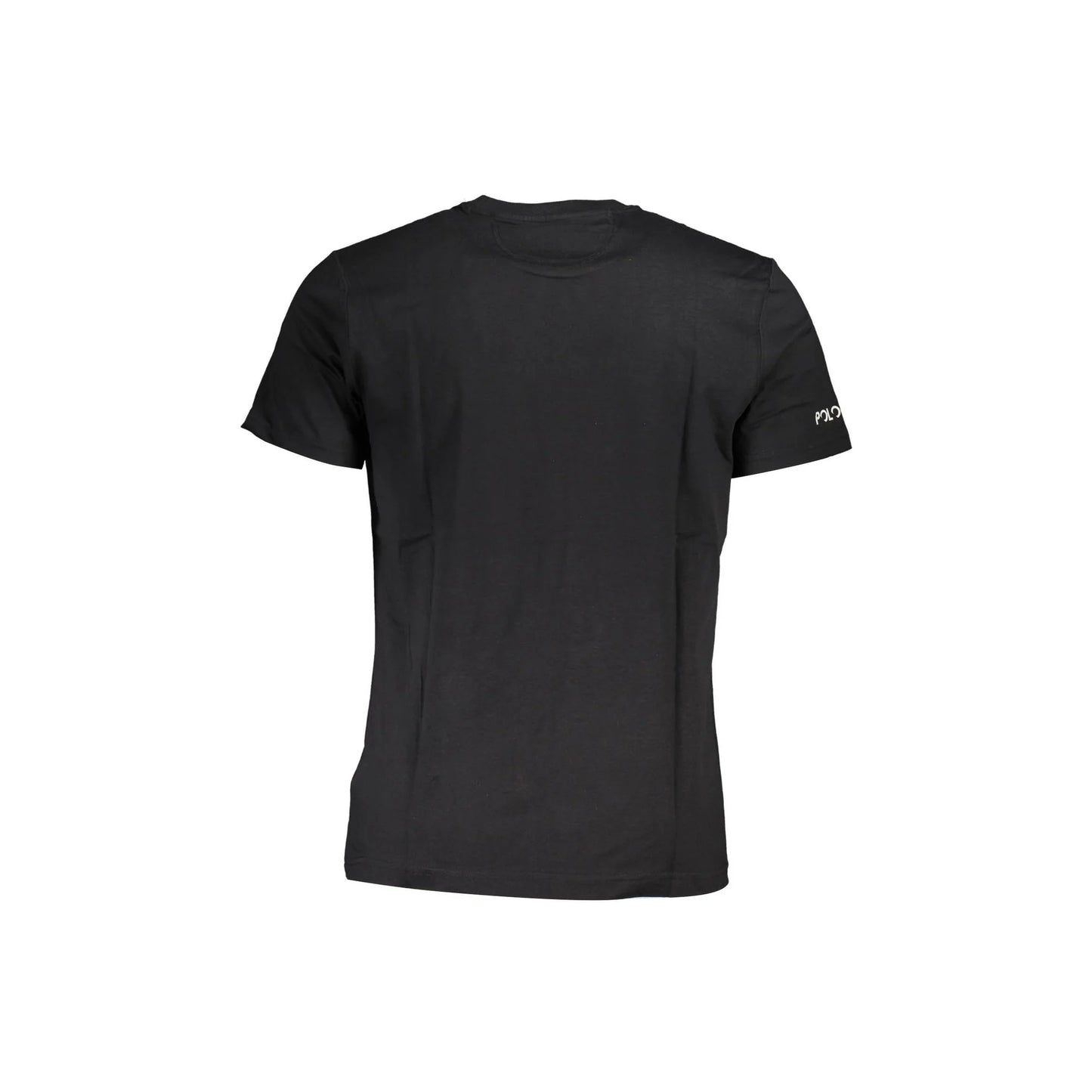 La Martina T-Shirt Maniche Corte Uomo Nera Stampa Logo nero - vista 2