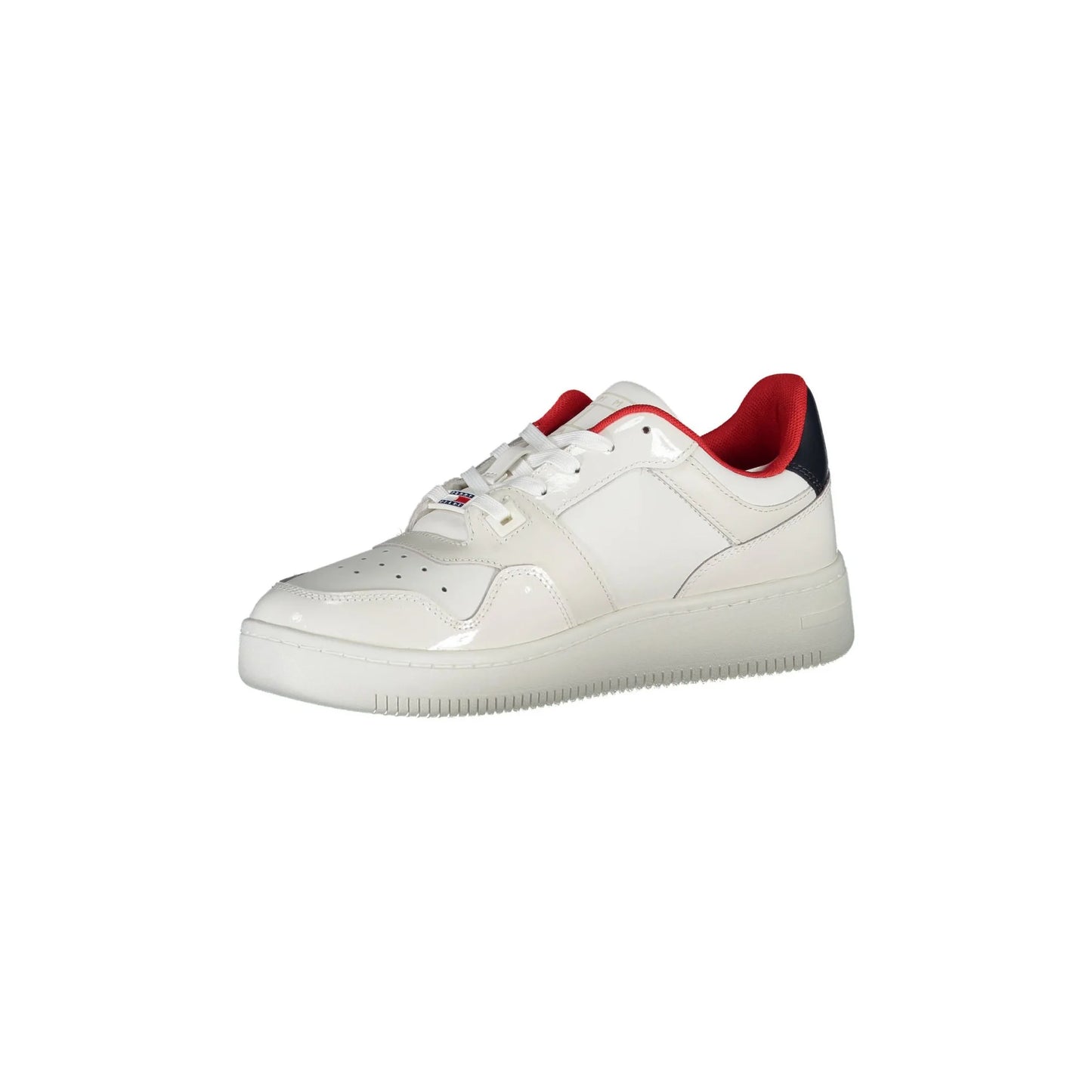 TOMMY HILFIGER Scarpe Sneakers Donna Bianche con Lacci e Logo bianco - vista 2