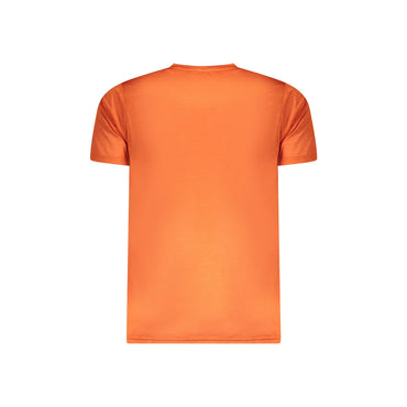 Norway 1963 T-Shirt Maniche Corte Uomo Arancione Logo - vista 2