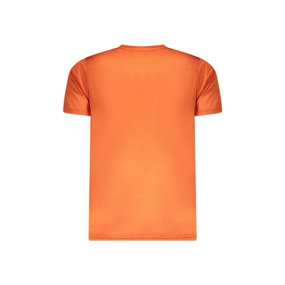 Norway 1963 T-Shirt Maniche Corte Uomo Arancione Logo - vista 2