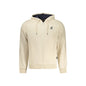 U.S. Grand Felpa Uomo Beige Zip Cappuccio Felpata Logo Felpe - foto prodotto