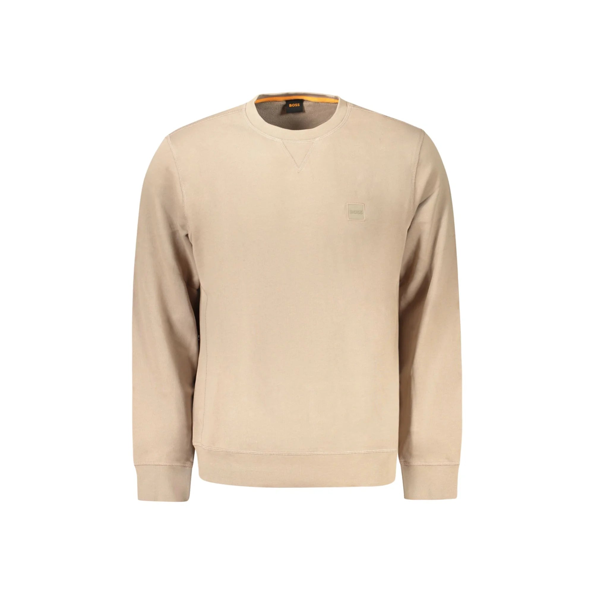 HUGO BOSS FELPA SENZA ZIP UOMO MARRONE